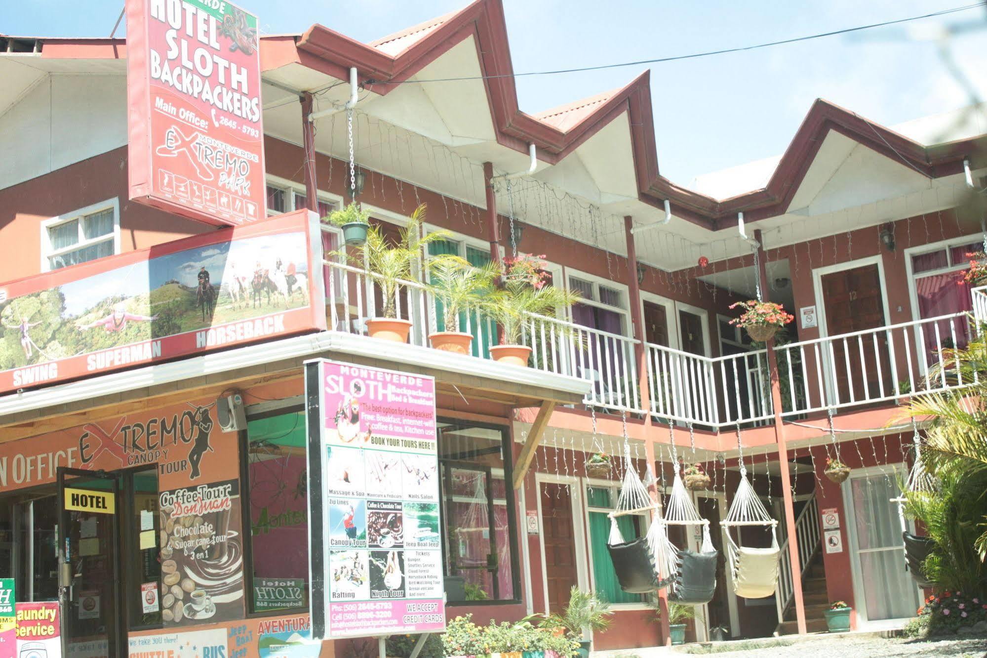 Hotel & Hostel Sloth Backpackers Monteverde ภายนอก รูปภาพ